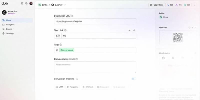 Streamline Your Link Management with Dub’s Dedicated Pages Feature